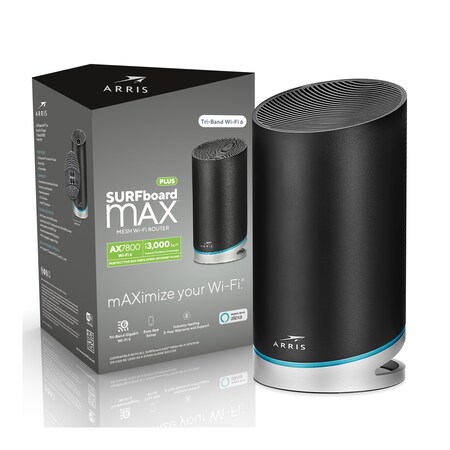 Arris SURFboard mAX AX7800 Plus Mesh Wi-Fi 6 Router W30 1001197